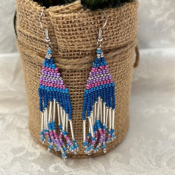 Free People Jewelry - NEW - Boho Chic Beaded Earrings